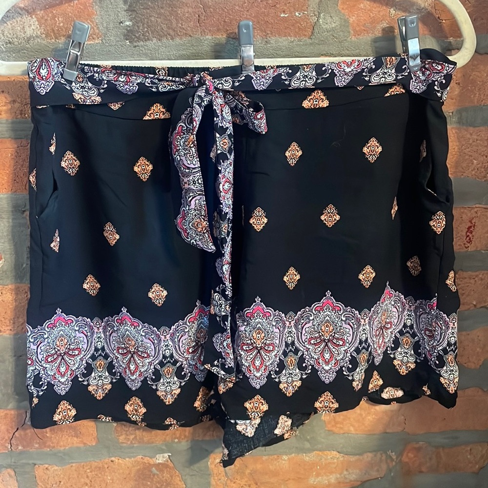 Pull On Printed Shorts